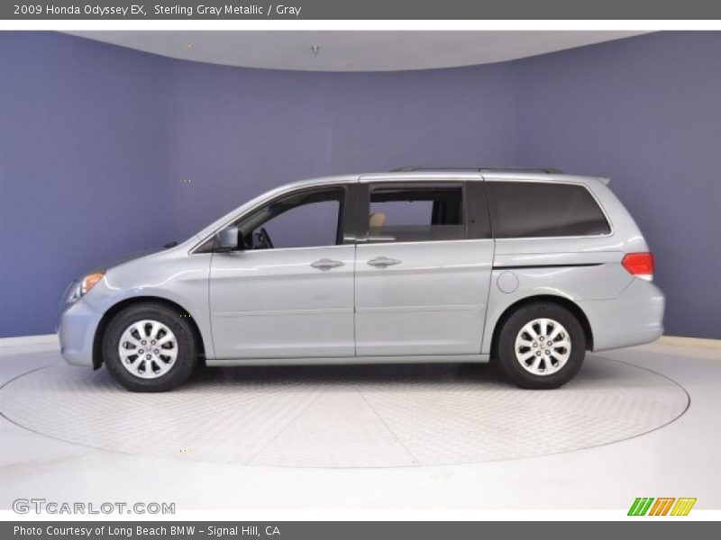 Sterling Gray Metallic / Gray 2009 Honda Odyssey EX