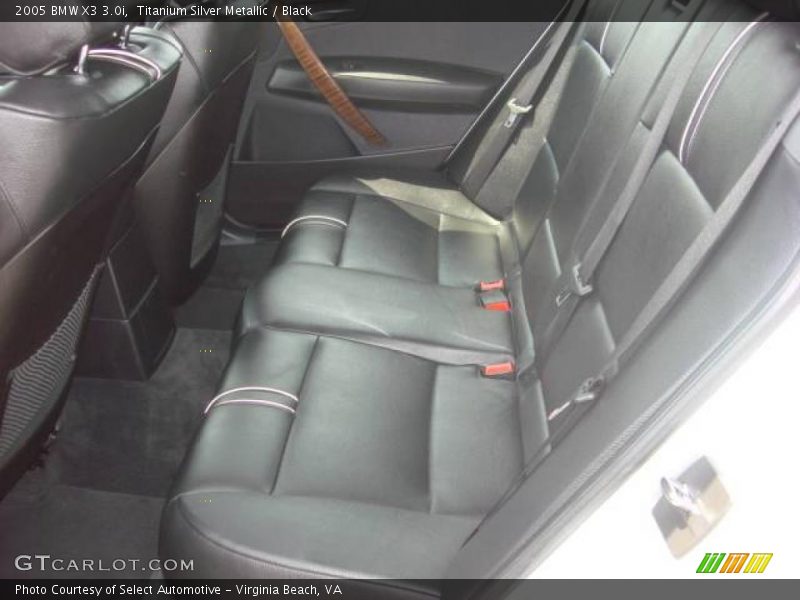 Titanium Silver Metallic / Black 2005 BMW X3 3.0i