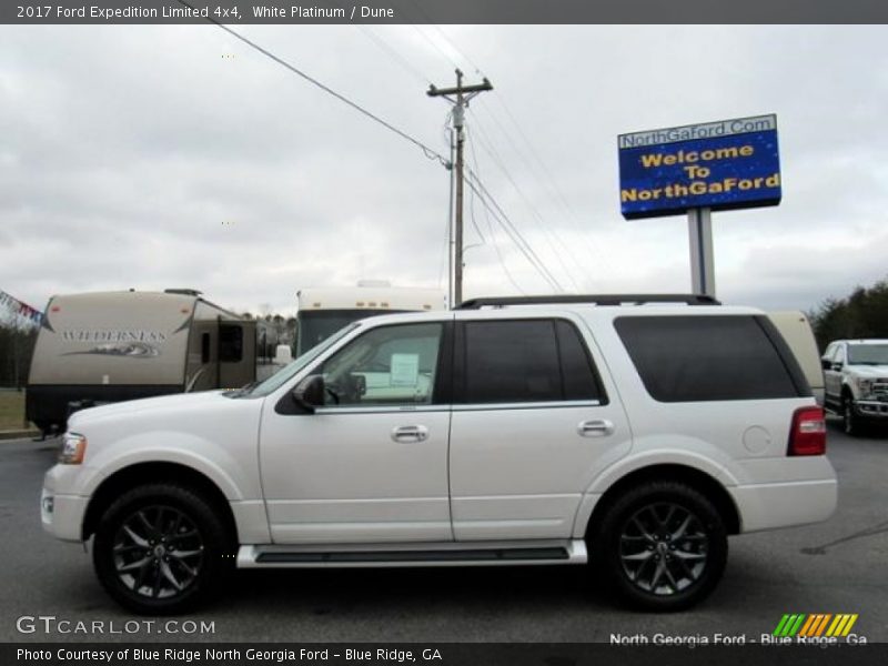White Platinum / Dune 2017 Ford Expedition Limited 4x4