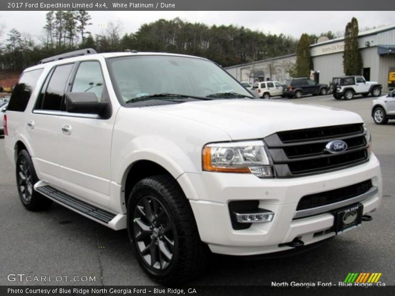 White Platinum / Dune 2017 Ford Expedition Limited 4x4