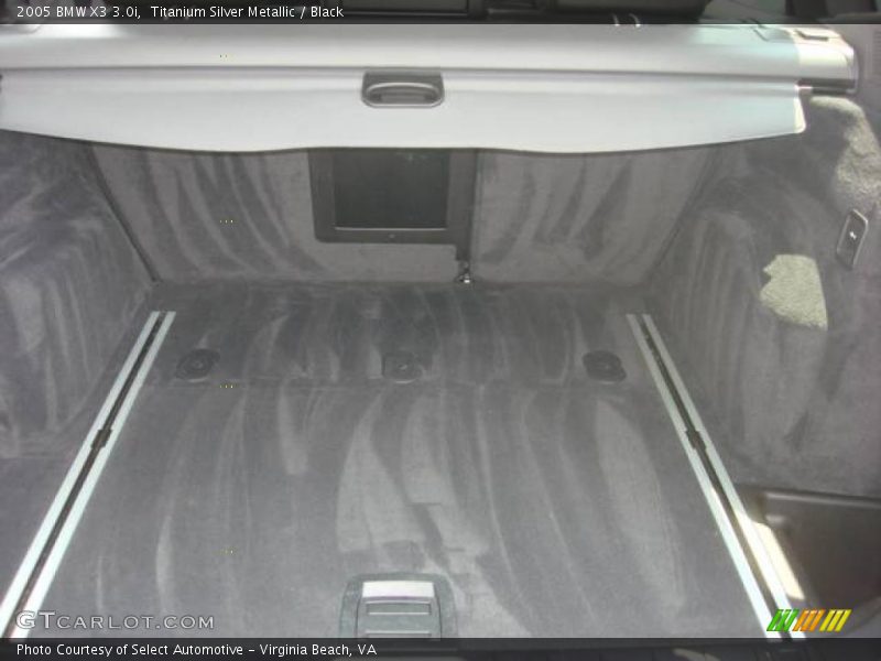 Titanium Silver Metallic / Black 2005 BMW X3 3.0i