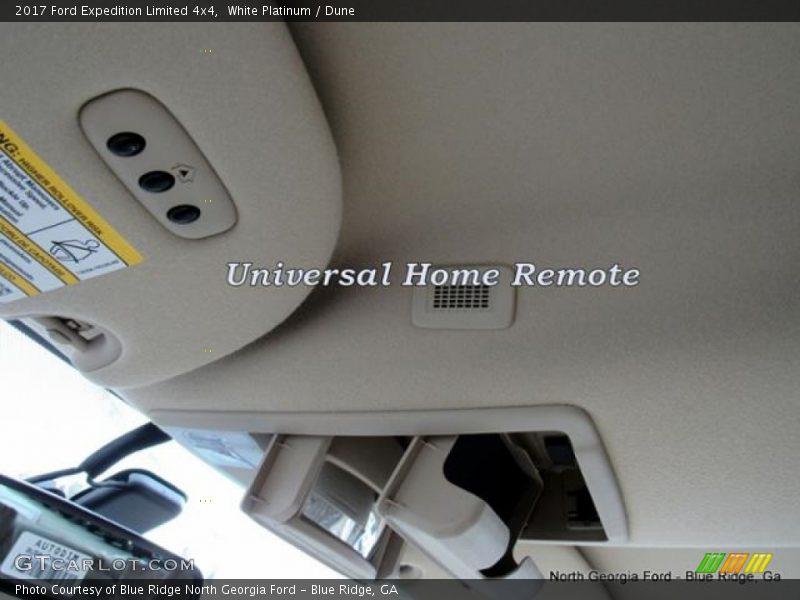 White Platinum / Dune 2017 Ford Expedition Limited 4x4