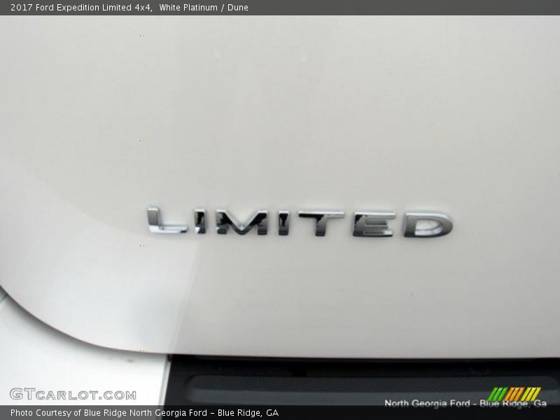 White Platinum / Dune 2017 Ford Expedition Limited 4x4