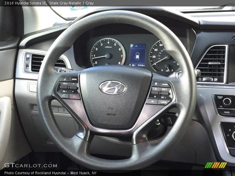 Shale Gray Metallic / Gray 2016 Hyundai Sonata SE