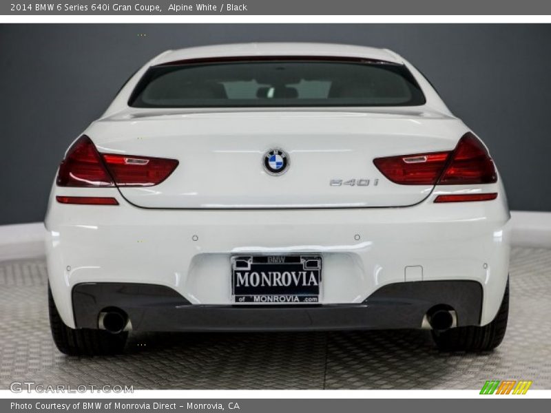 Alpine White / Black 2014 BMW 6 Series 640i Gran Coupe