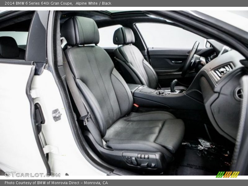 Alpine White / Black 2014 BMW 6 Series 640i Gran Coupe