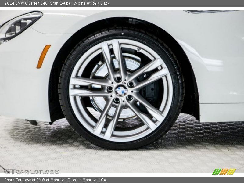 Alpine White / Black 2014 BMW 6 Series 640i Gran Coupe