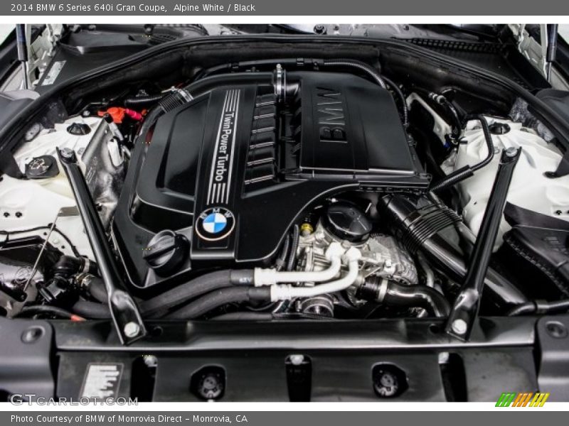Alpine White / Black 2014 BMW 6 Series 640i Gran Coupe