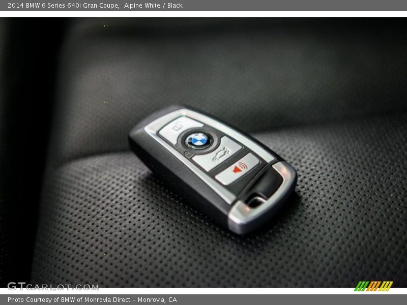 Alpine White / Black 2014 BMW 6 Series 640i Gran Coupe