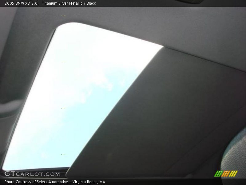 Titanium Silver Metallic / Black 2005 BMW X3 3.0i