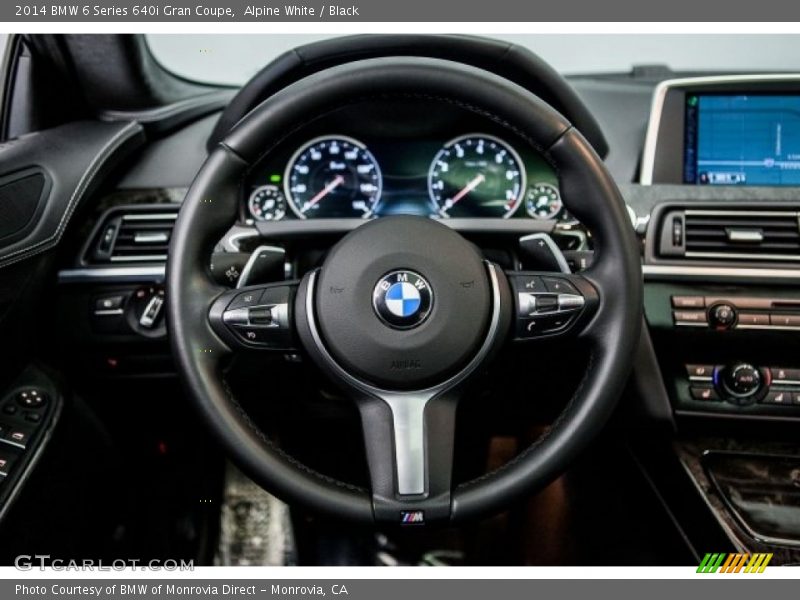 Alpine White / Black 2014 BMW 6 Series 640i Gran Coupe