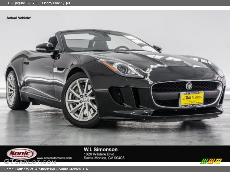 Ebony Black / Jet 2014 Jaguar F-TYPE