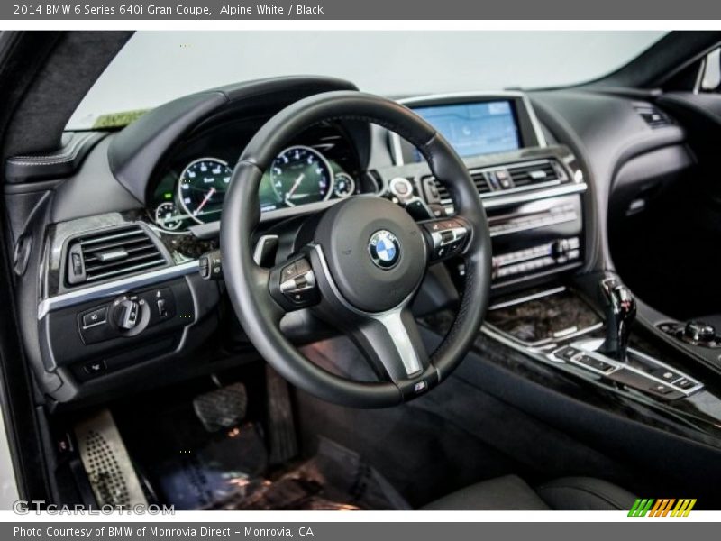 Alpine White / Black 2014 BMW 6 Series 640i Gran Coupe