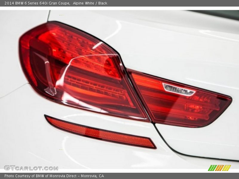 Alpine White / Black 2014 BMW 6 Series 640i Gran Coupe