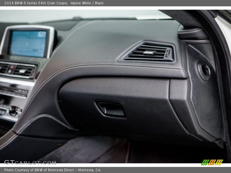 Alpine White / Black 2014 BMW 6 Series 640i Gran Coupe