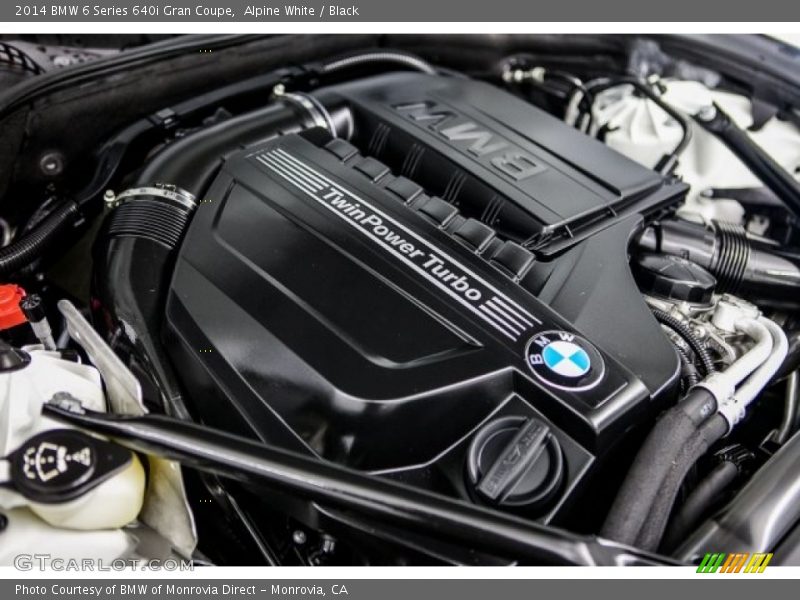 Alpine White / Black 2014 BMW 6 Series 640i Gran Coupe