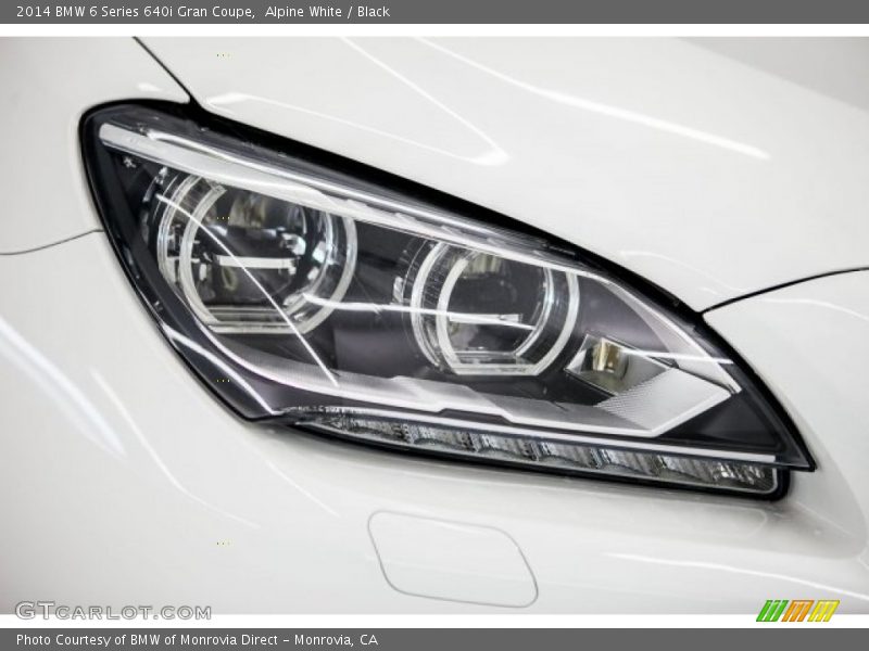 Alpine White / Black 2014 BMW 6 Series 640i Gran Coupe