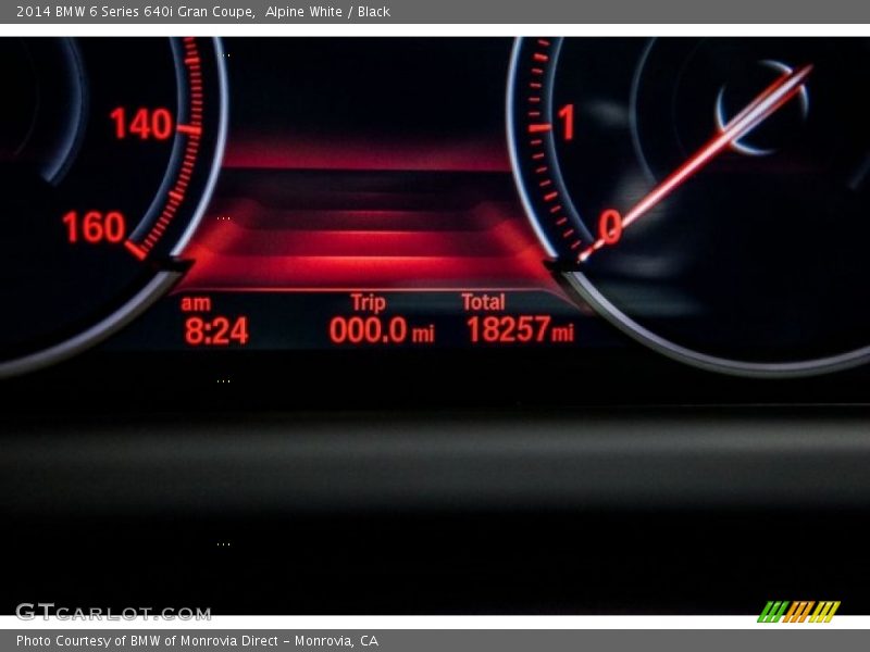 Alpine White / Black 2014 BMW 6 Series 640i Gran Coupe