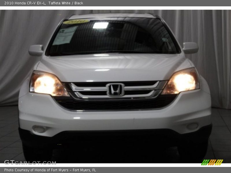 Taffeta White / Black 2010 Honda CR-V EX-L