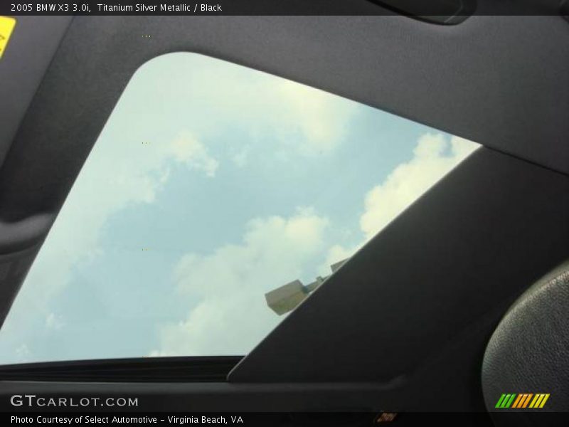 Titanium Silver Metallic / Black 2005 BMW X3 3.0i