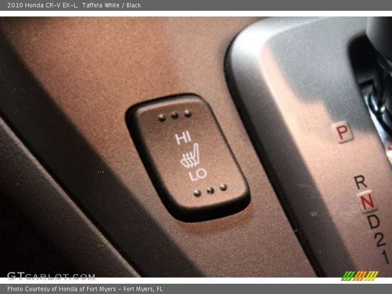 Taffeta White / Black 2010 Honda CR-V EX-L