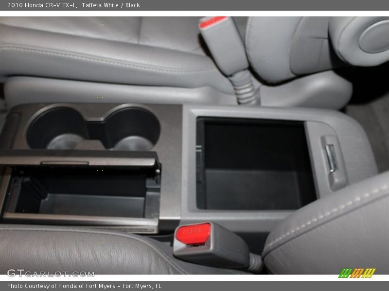 Taffeta White / Black 2010 Honda CR-V EX-L