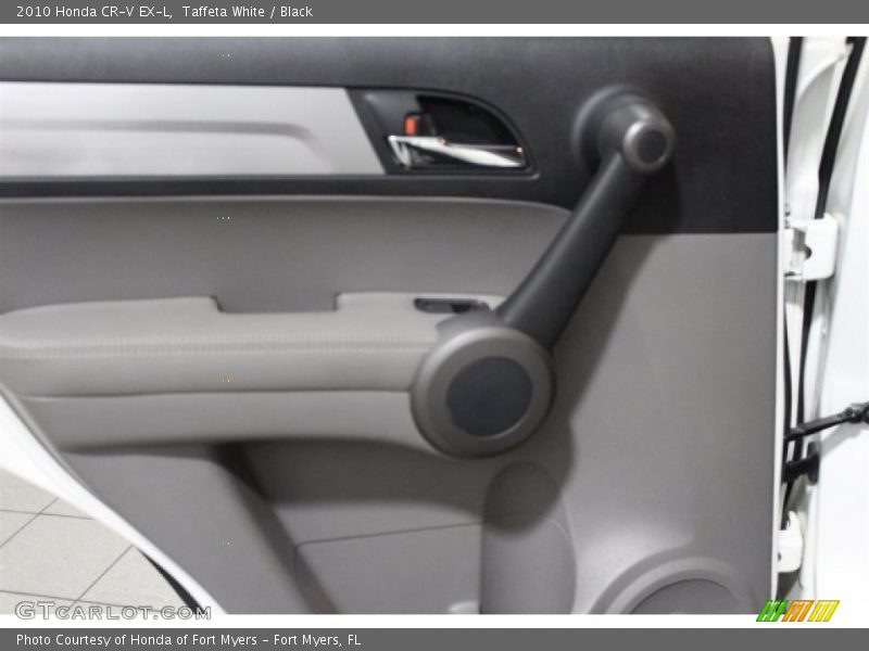 Taffeta White / Black 2010 Honda CR-V EX-L