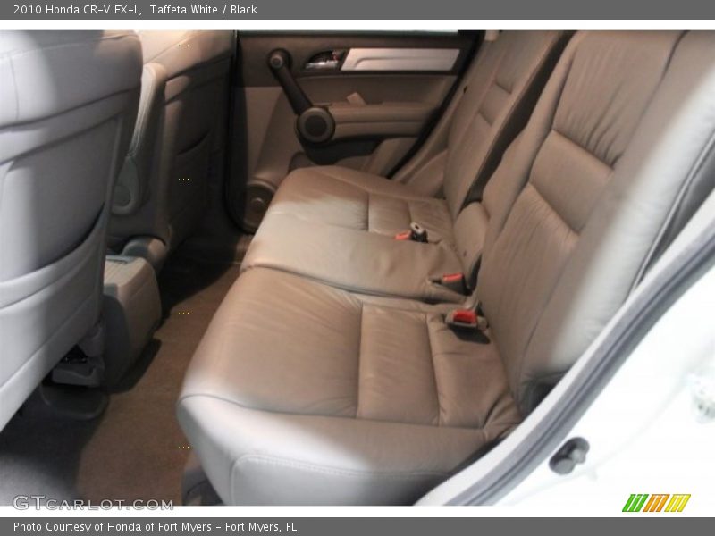 Taffeta White / Black 2010 Honda CR-V EX-L