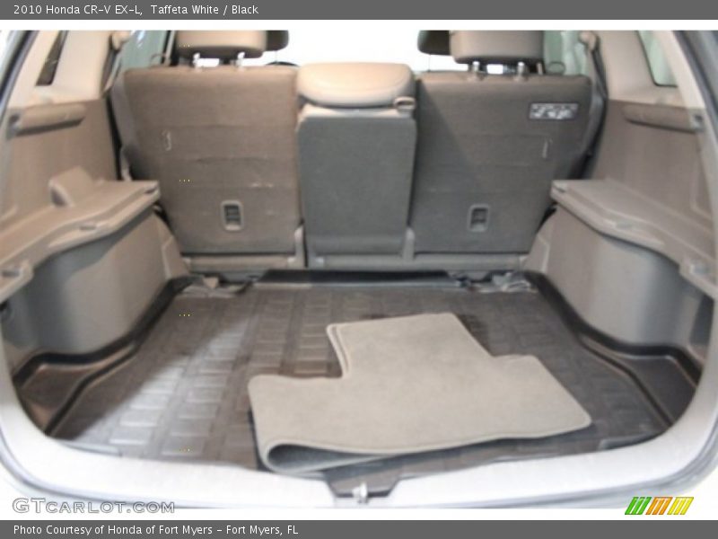 Taffeta White / Black 2010 Honda CR-V EX-L