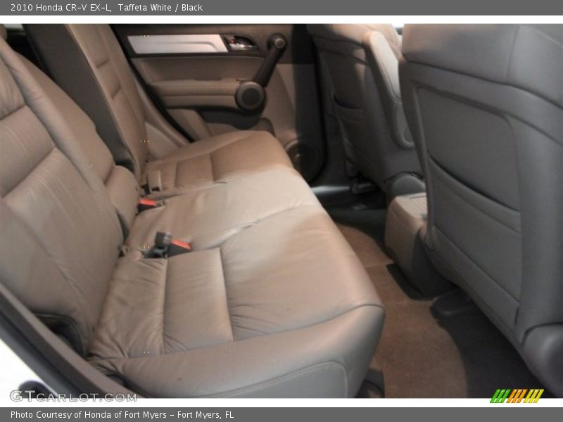 Taffeta White / Black 2010 Honda CR-V EX-L
