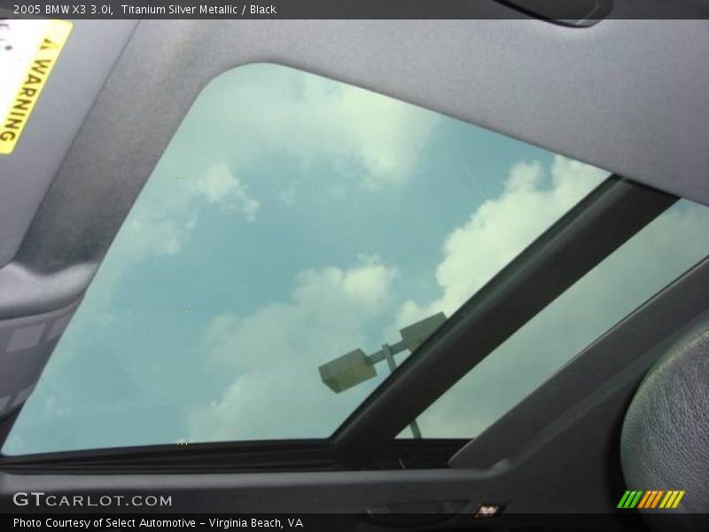 Titanium Silver Metallic / Black 2005 BMW X3 3.0i