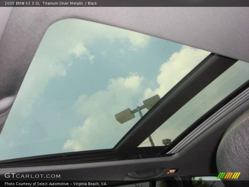 Titanium Silver Metallic / Black 2005 BMW X3 3.0i