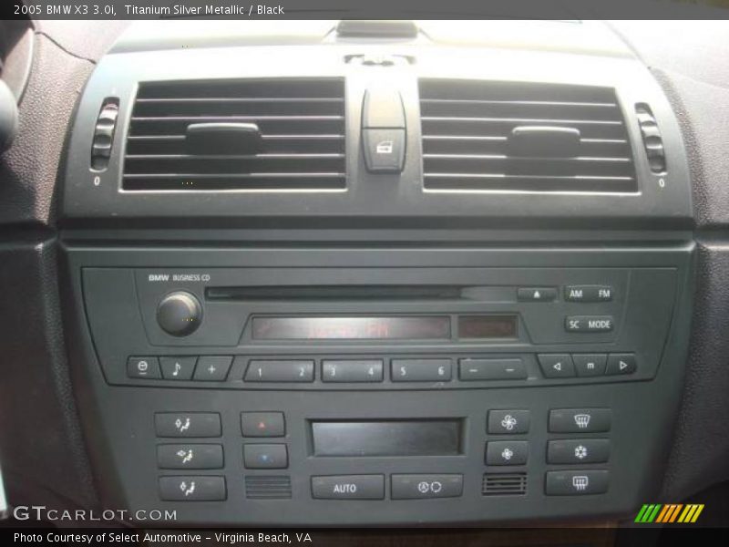 Titanium Silver Metallic / Black 2005 BMW X3 3.0i