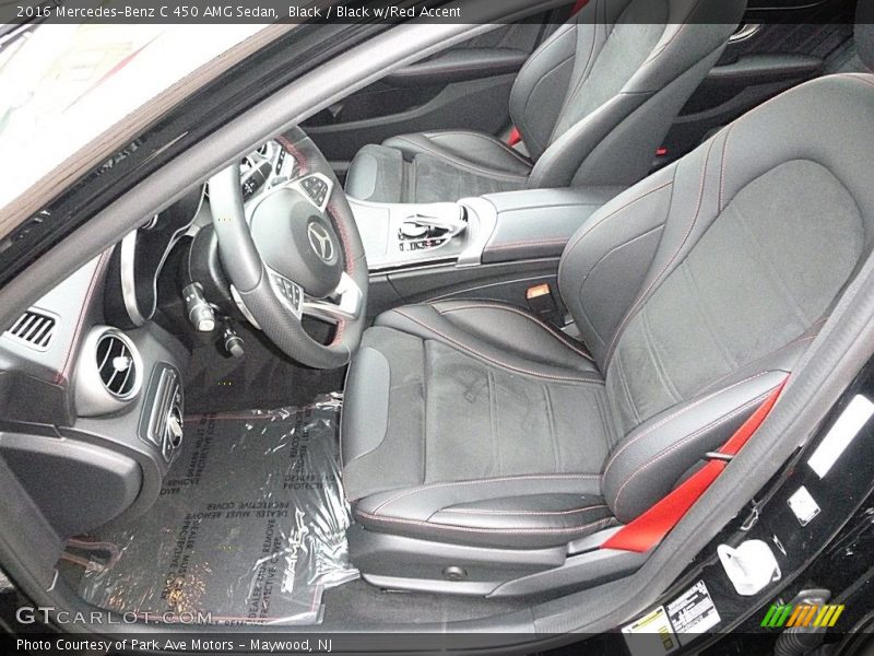 Front Seat of 2016 C 450 AMG Sedan