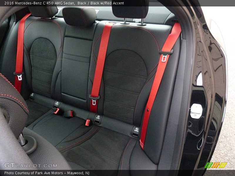 Rear Seat of 2016 C 450 AMG Sedan