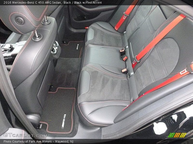 Rear Seat of 2016 C 450 AMG Sedan