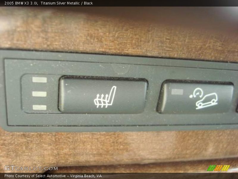 Titanium Silver Metallic / Black 2005 BMW X3 3.0i