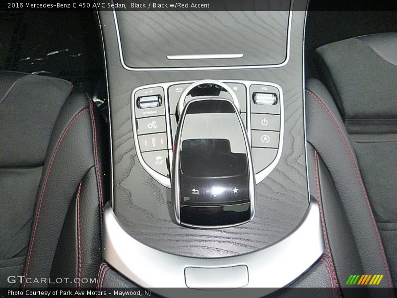 Black / Black w/Red Accent 2016 Mercedes-Benz C 450 AMG Sedan