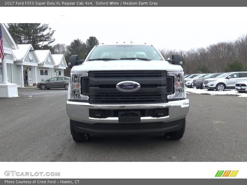 Oxford White / Medium Earth Gray 2017 Ford F350 Super Duty XL Regular Cab 4x4