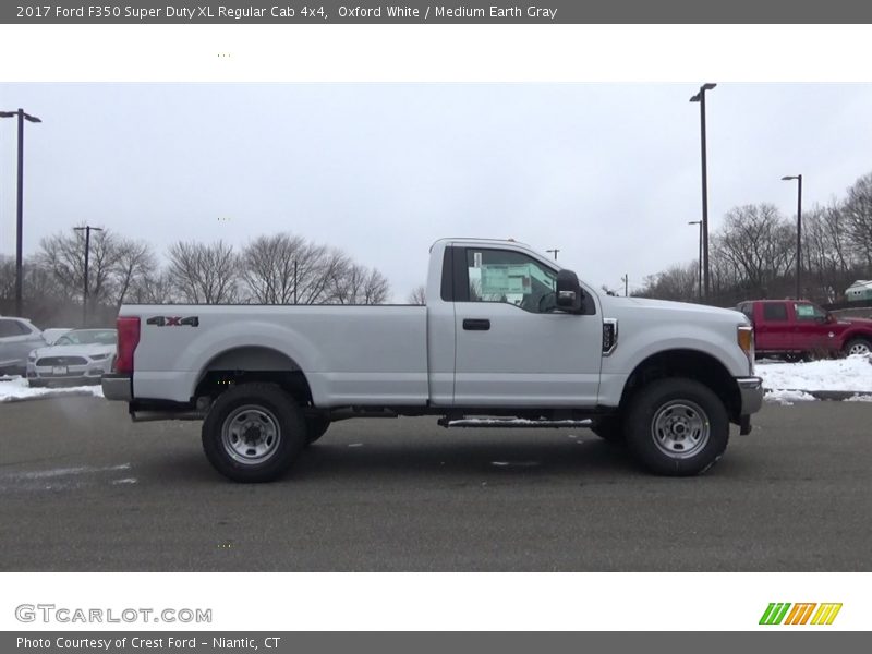 Oxford White / Medium Earth Gray 2017 Ford F350 Super Duty XL Regular Cab 4x4