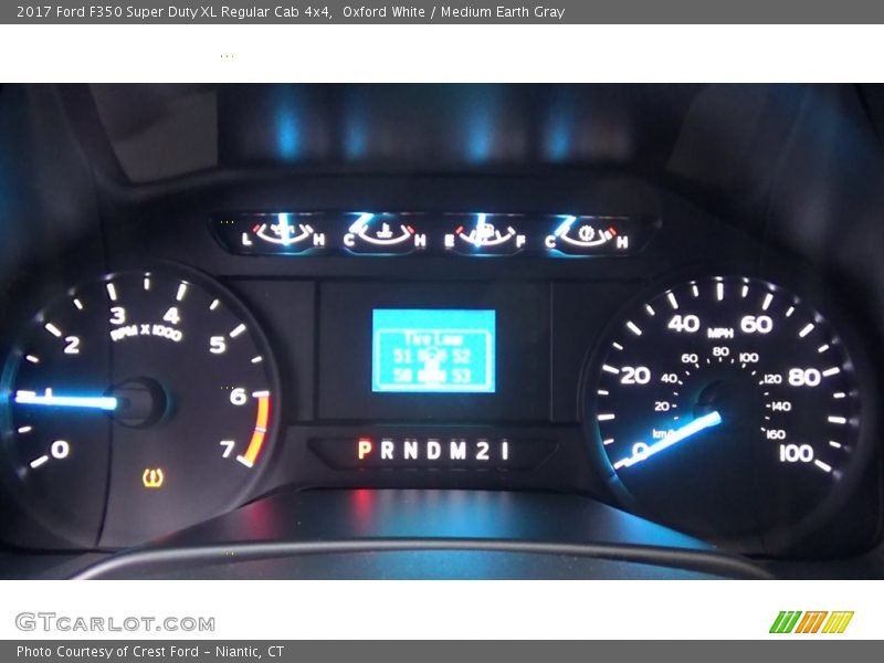 Oxford White / Medium Earth Gray 2017 Ford F350 Super Duty XL Regular Cab 4x4