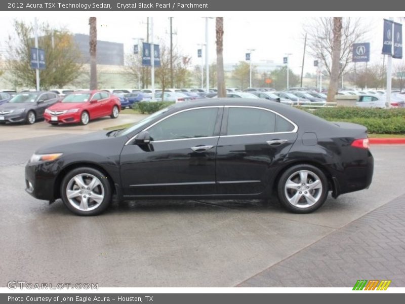 Crystal Black Pearl / Parchment 2012 Acura TSX Technology Sedan