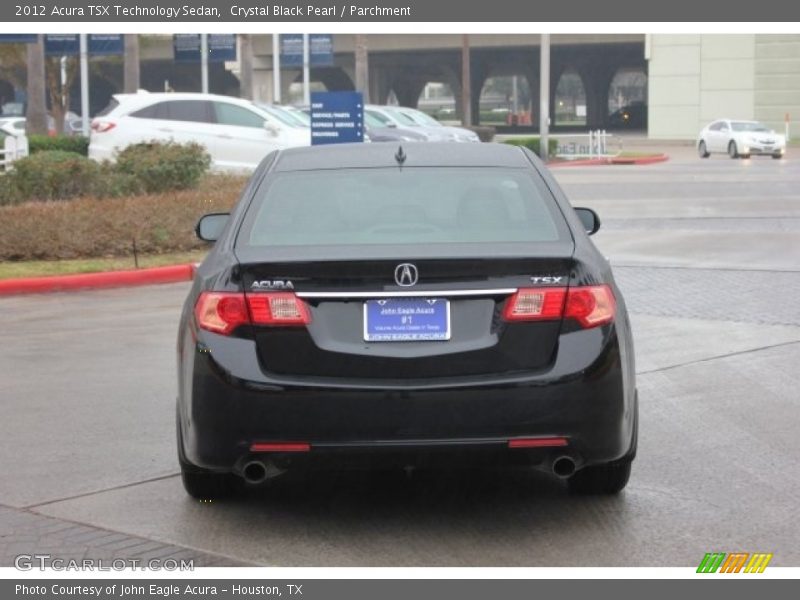 Crystal Black Pearl / Parchment 2012 Acura TSX Technology Sedan