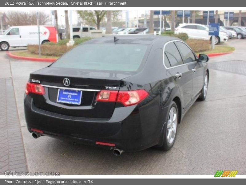 Crystal Black Pearl / Parchment 2012 Acura TSX Technology Sedan