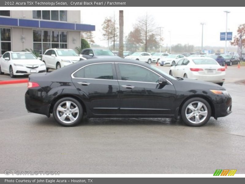 Crystal Black Pearl / Parchment 2012 Acura TSX Technology Sedan