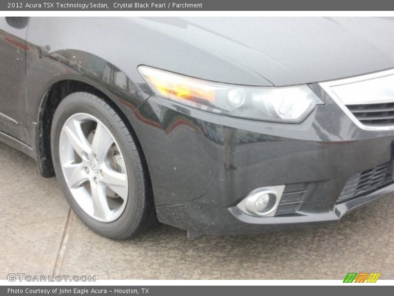 Crystal Black Pearl / Parchment 2012 Acura TSX Technology Sedan