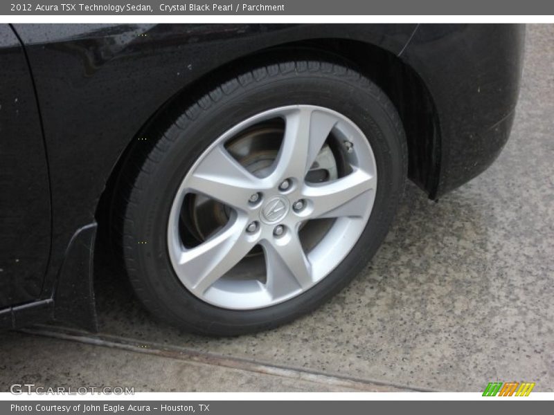 Crystal Black Pearl / Parchment 2012 Acura TSX Technology Sedan