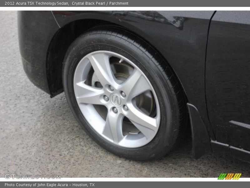 Crystal Black Pearl / Parchment 2012 Acura TSX Technology Sedan