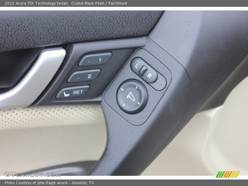 Crystal Black Pearl / Parchment 2012 Acura TSX Technology Sedan