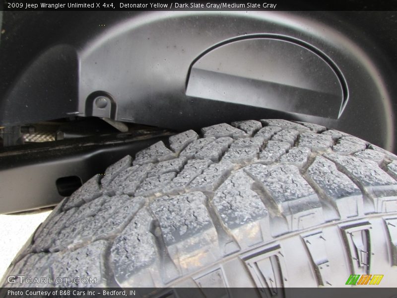 Detonator Yellow / Dark Slate Gray/Medium Slate Gray 2009 Jeep Wrangler Unlimited X 4x4